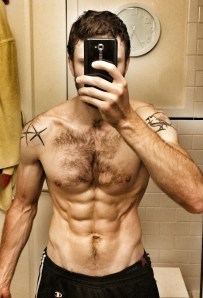 And I'm bloated in this photo from red wine and ice cream!