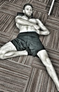 External hip rotation stretch.